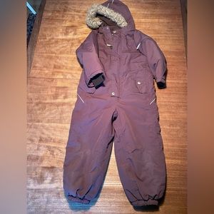 Wheat Kids Plum Winter Snowsuit 4T